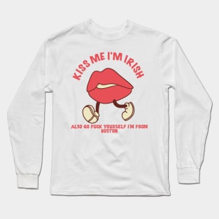 Kiss Me I'm Irish Long Sleeve T-Shirt